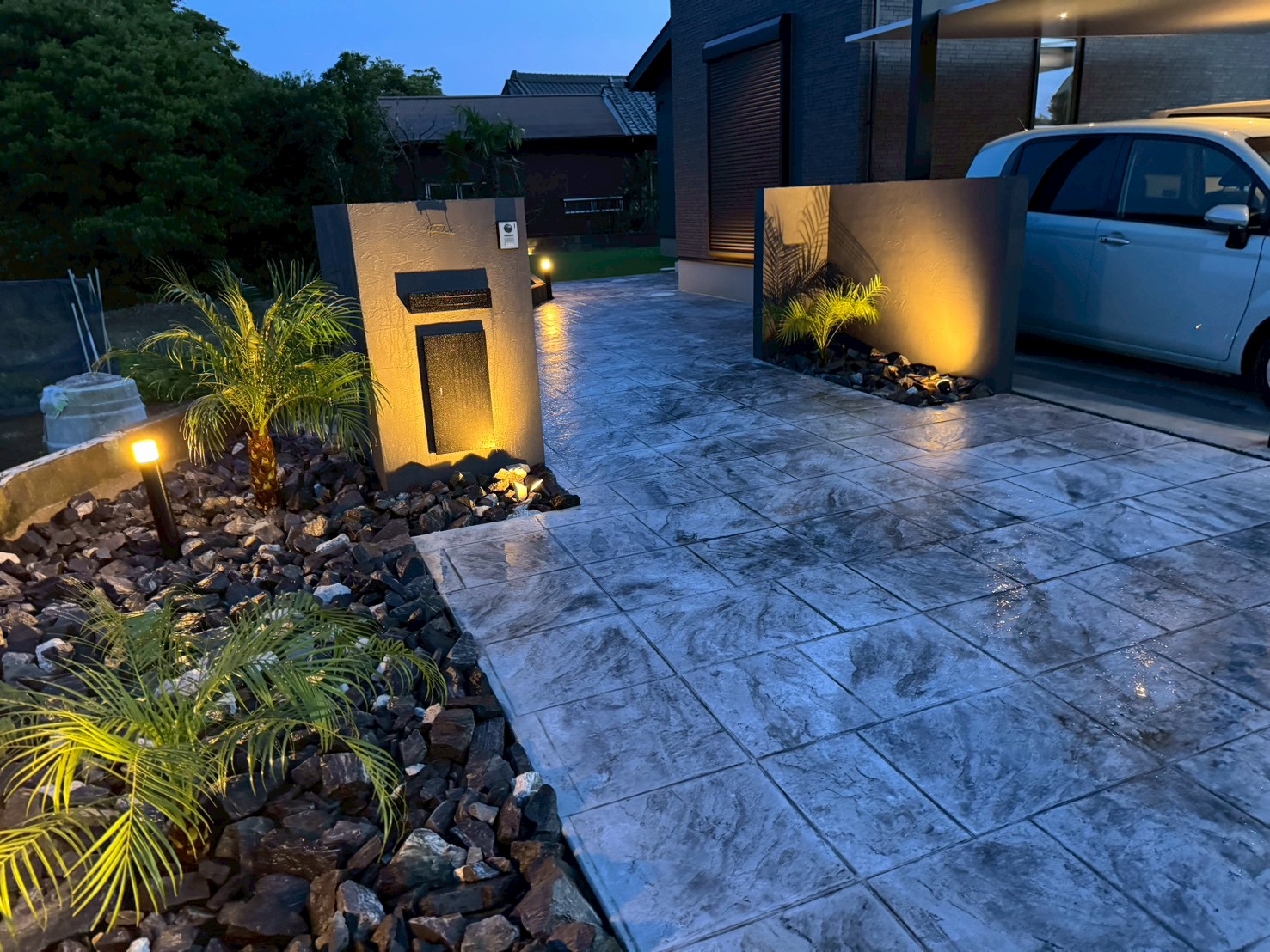 リゾート風新築外構